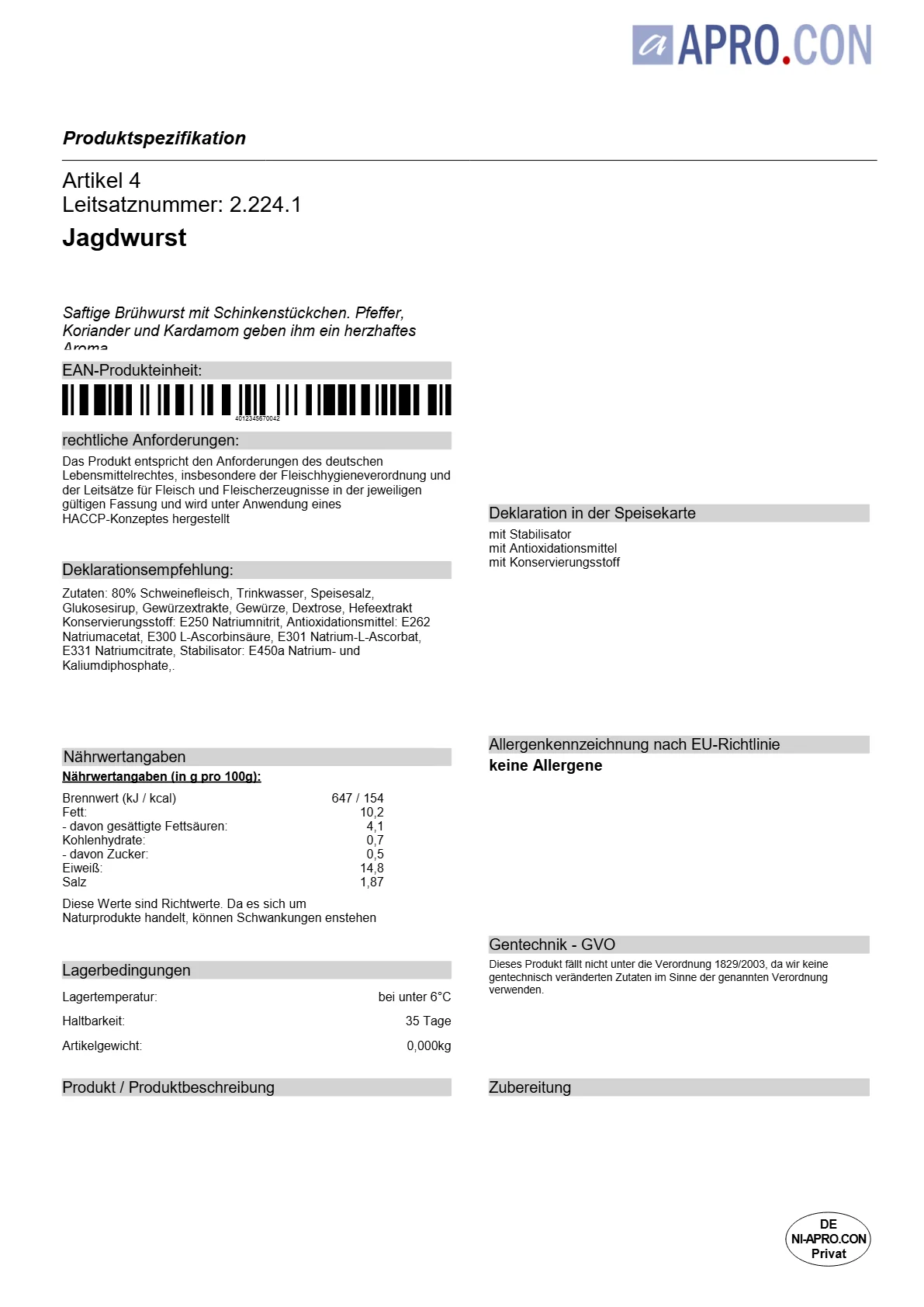 Artikelpass, Seite 1 von 3