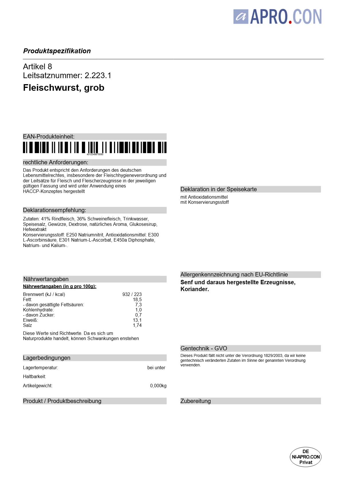 Artikelpass, Seite 2 von 3
